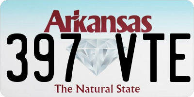 AR license plate 397VTE