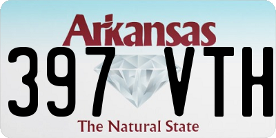 AR license plate 397VTH