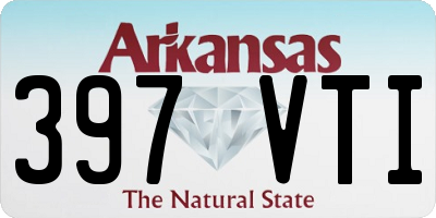 AR license plate 397VTI