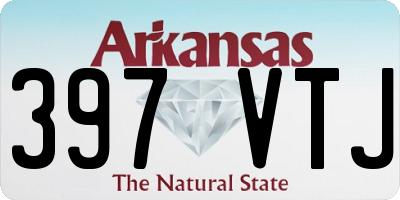 AR license plate 397VTJ