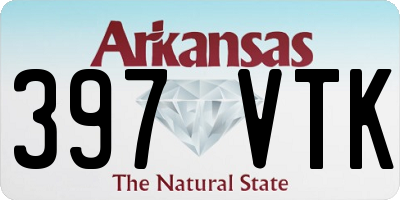 AR license plate 397VTK