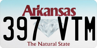AR license plate 397VTM