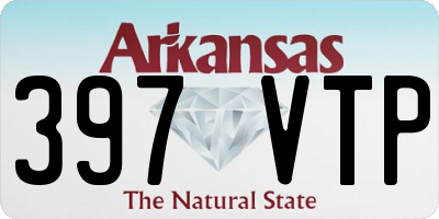 AR license plate 397VTP