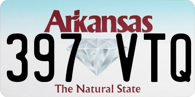 AR license plate 397VTQ