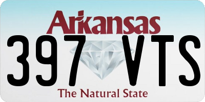 AR license plate 397VTS