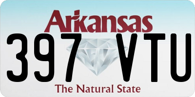 AR license plate 397VTU