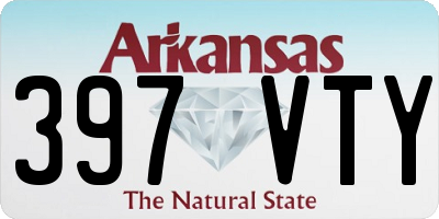 AR license plate 397VTY
