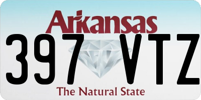 AR license plate 397VTZ