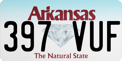 AR license plate 397VUF