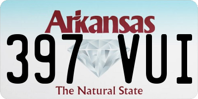 AR license plate 397VUI