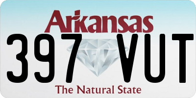 AR license plate 397VUT