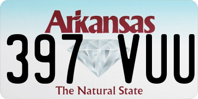 AR license plate 397VUU