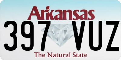 AR license plate 397VUZ