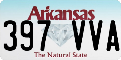 AR license plate 397VVA