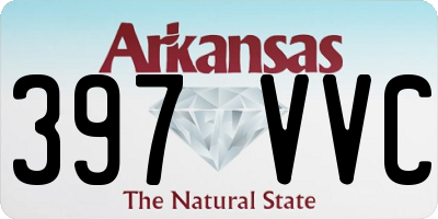 AR license plate 397VVC