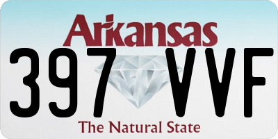 AR license plate 397VVF