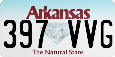 AR license plate 397VVG