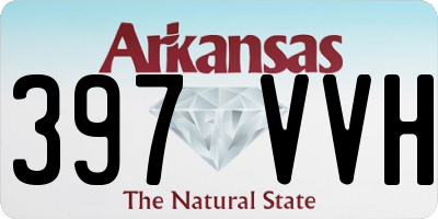 AR license plate 397VVH