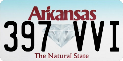 AR license plate 397VVI