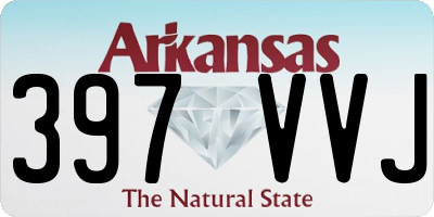 AR license plate 397VVJ
