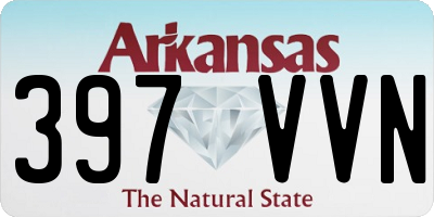 AR license plate 397VVN