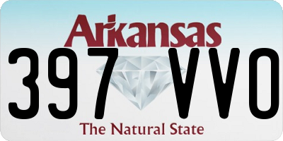 AR license plate 397VVO