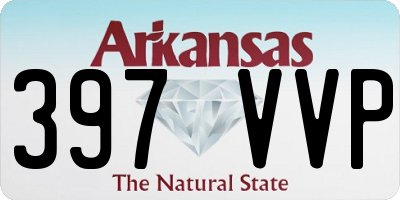 AR license plate 397VVP