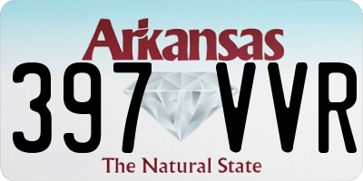 AR license plate 397VVR