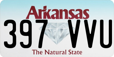 AR license plate 397VVU