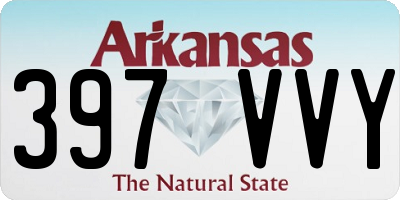 AR license plate 397VVY