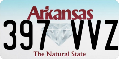 AR license plate 397VVZ
