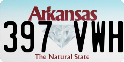 AR license plate 397VWH