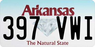 AR license plate 397VWI