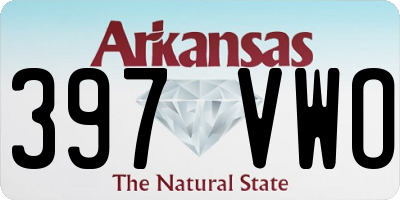 AR license plate 397VWO
