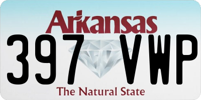 AR license plate 397VWP