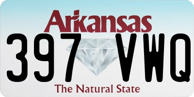 AR license plate 397VWQ