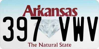 AR license plate 397VWV