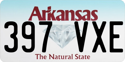 AR license plate 397VXE