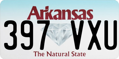 AR license plate 397VXU