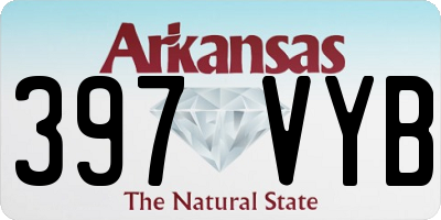AR license plate 397VYB