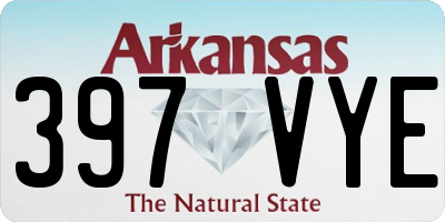 AR license plate 397VYE