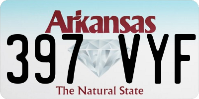 AR license plate 397VYF