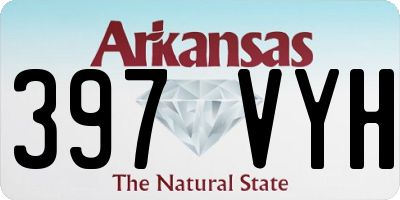 AR license plate 397VYH