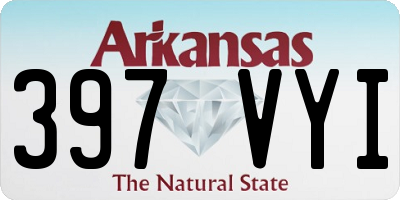 AR license plate 397VYI