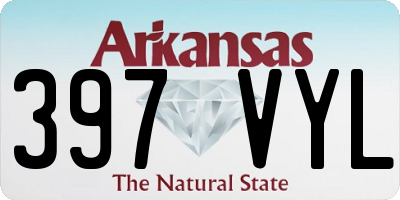 AR license plate 397VYL