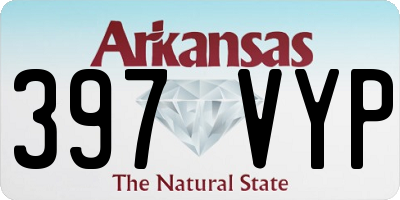 AR license plate 397VYP