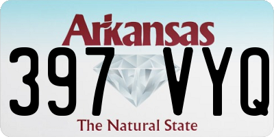 AR license plate 397VYQ