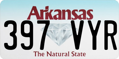 AR license plate 397VYR