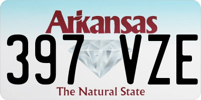 AR license plate 397VZE