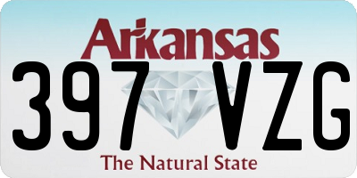 AR license plate 397VZG